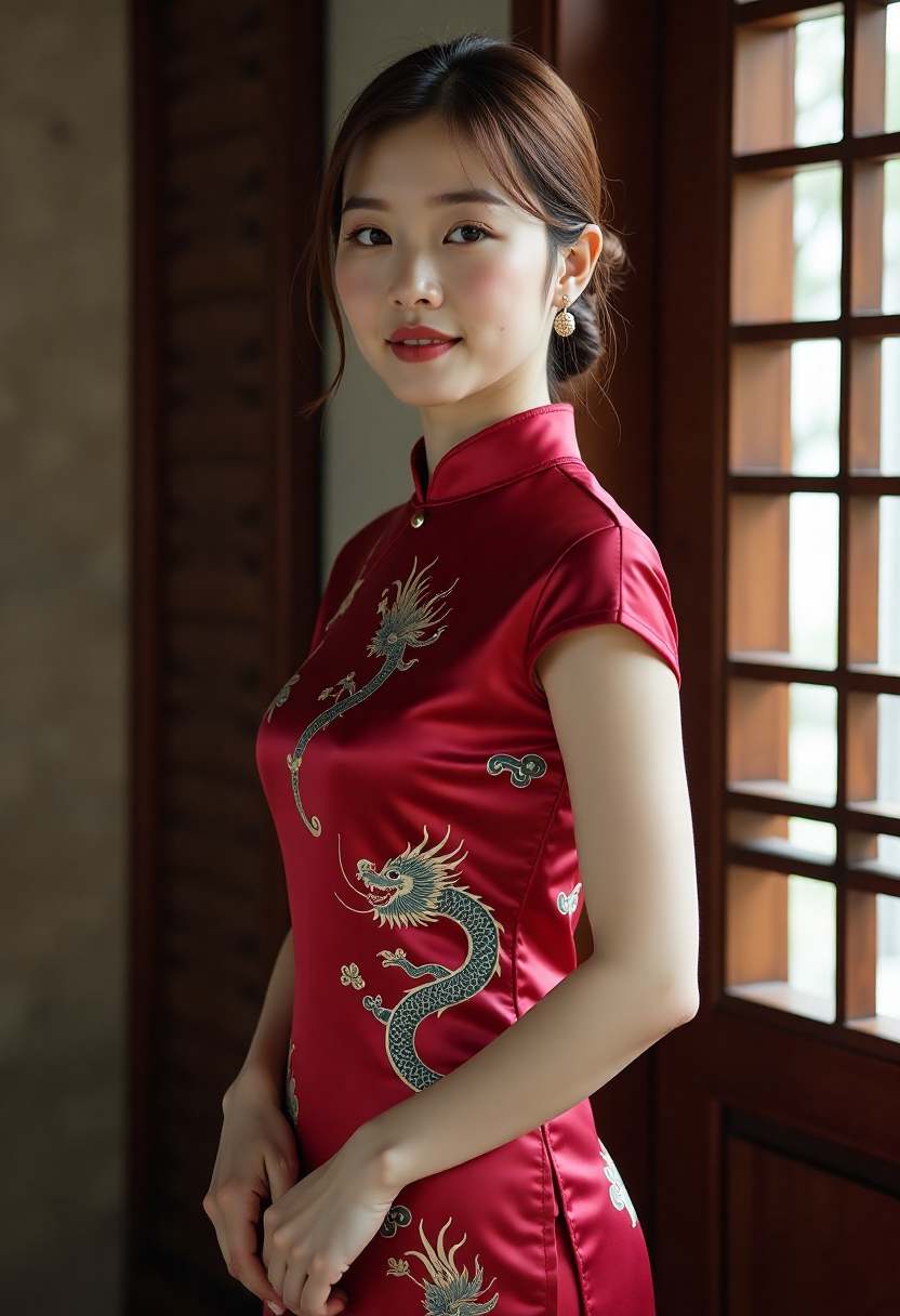春灯未眠:暮色下的老街